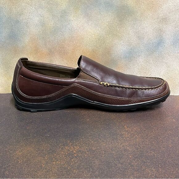 Cole Haan 161 C04059 C8 Tucker Venetian Men's Brown Leather Loafers Size 13M - Picture 8 of 16